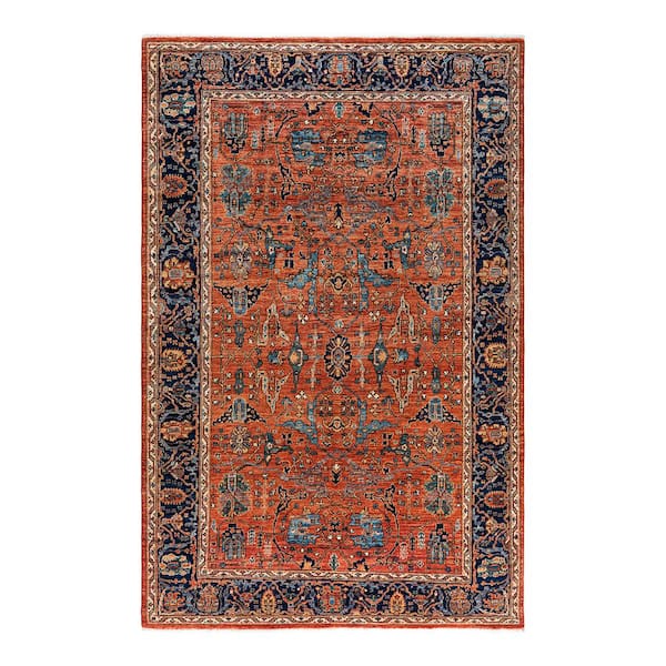 Solo Rugs Serapi Red 6 ft. x 9 ft. Tribal Wool Indoor Area Rug