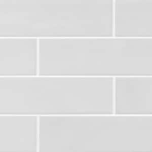 Gloss White 2.5 in. x 10 in. Ceramic Wall Tile (13.89 sq. ft./Case)