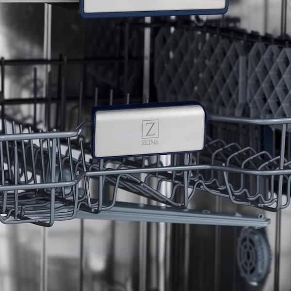 ZLINE 24 Monument Series 3rd Rack Top Touch Control Dishwasher in Stainless Steel with Stainless Steel Tub (DWMT-304-24)