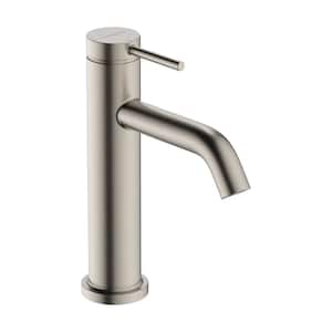 Tecturis S Single Handle Single Hole Bathroom Faucet in Brushed Nickel