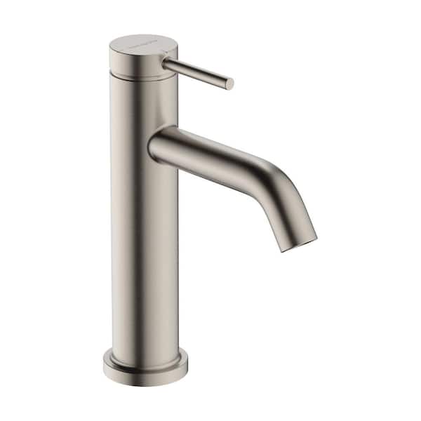 Hansgrohe Tecturis S Single Handle Single Hole Bathroom Faucet in Brushed Nickel