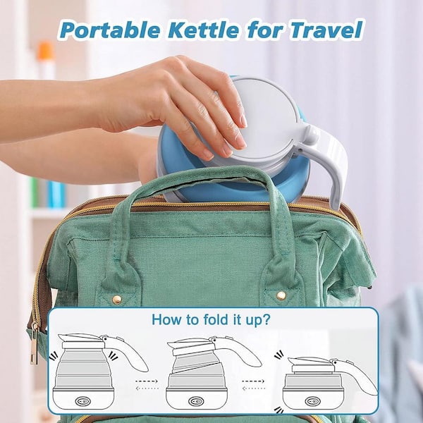 Travel Foldable Electric Kettle COST $280 Food Grade Silicone