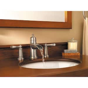Ashfield 8 in. Widespread 2-Handle Bathroom Faucet in Brushed Nickel