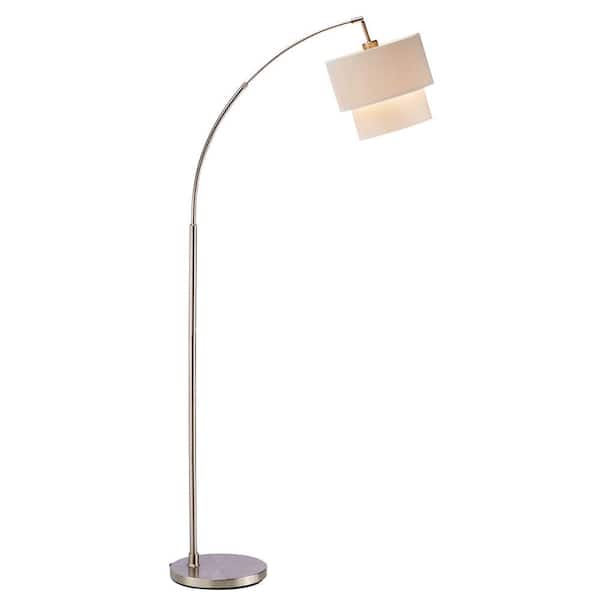 Adesso Gala 71 In Natural Arc Lamp, Home Depot Adesso Floor Lamp