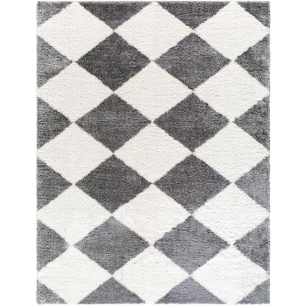 Nomadic NMC-2332 7 ft. x 10 ft. Gray Machine Woven Area Rug
