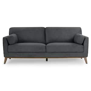 JAYDEN CREATION Azriah Stripe 81 in. W Farmhouse Sofa with