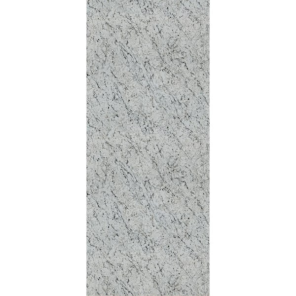 3 in. x 5 in. Laminate Sheet Sample in White Ice Granite with Premiumfx Etchings Finish