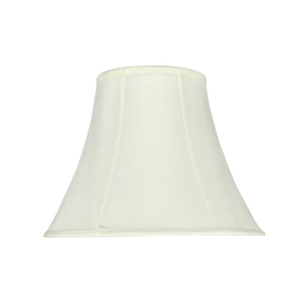 White Bell Lamp Shade, 14 Inch High Lamp Shade