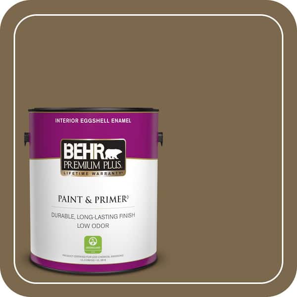 BEHR PREMIUM PLUS 1 gal. #T14-6 Boho Eggshell Enamel Low Odor Interior Paint & Primer