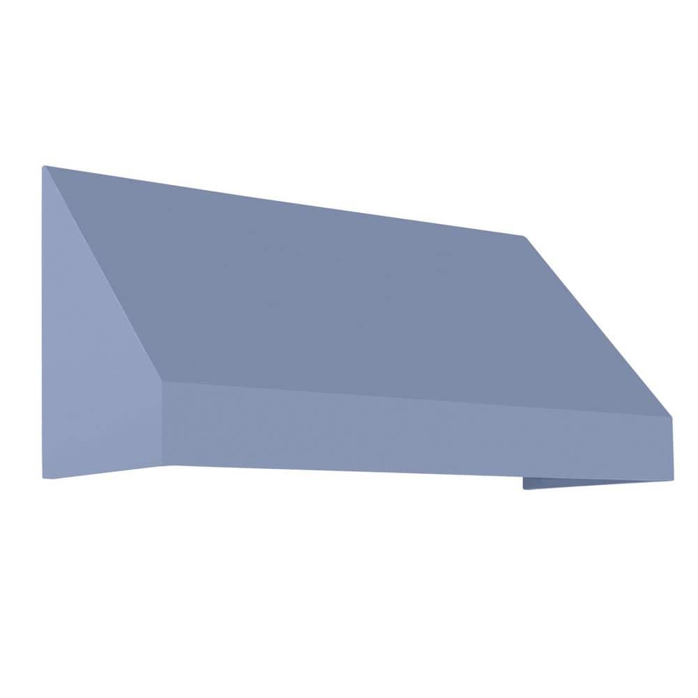 7.38 ft. New Yorker Acrylic Fabric Fixed Awning (88.5 in. W x 16 in. H x 30 in. D) in Dusty Blue price history on PriceWatchPro