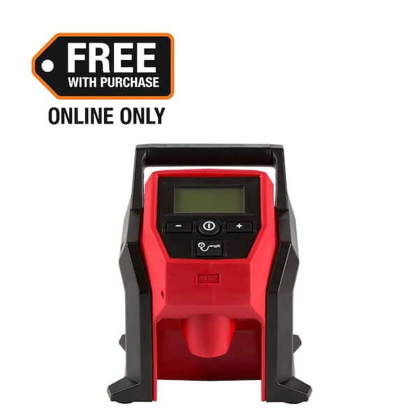 M12 12-Volt Lithium-Ion Cordless Electric Portable Inflator (Tool-Only)