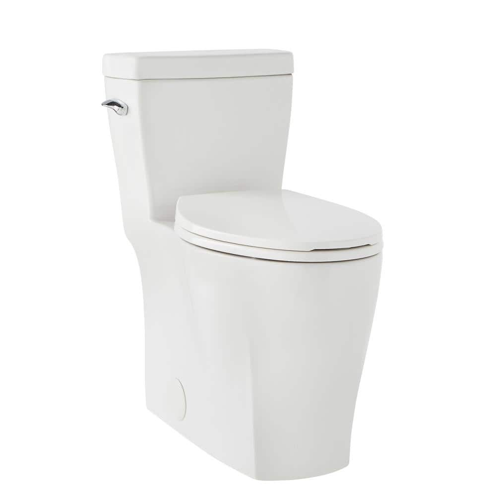 Gerber Lenora 1-Piece 1.28 GPF Single Flush Elongated Toilet Chair ...