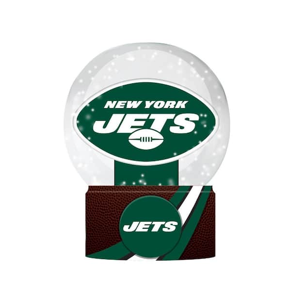 Evergreen Enterprises New York Jets 5 in. Multicolor Glass Tabletop Snow Globe