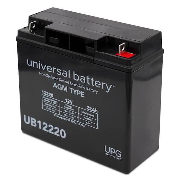 Q-Batteries 12LS-0.8 12V 0,8Ah AGM lead-fleece accumulator for home & house  roller shutter, Replacements for UPS-Systems, UPS, Batteries by  application