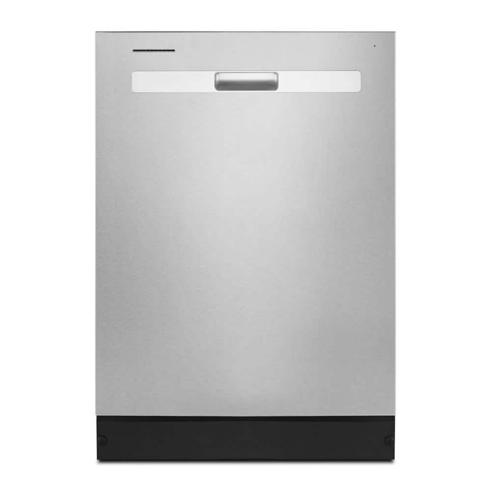 Quiet Stainless Steel Built-In Dishwasher with Pocket Handle