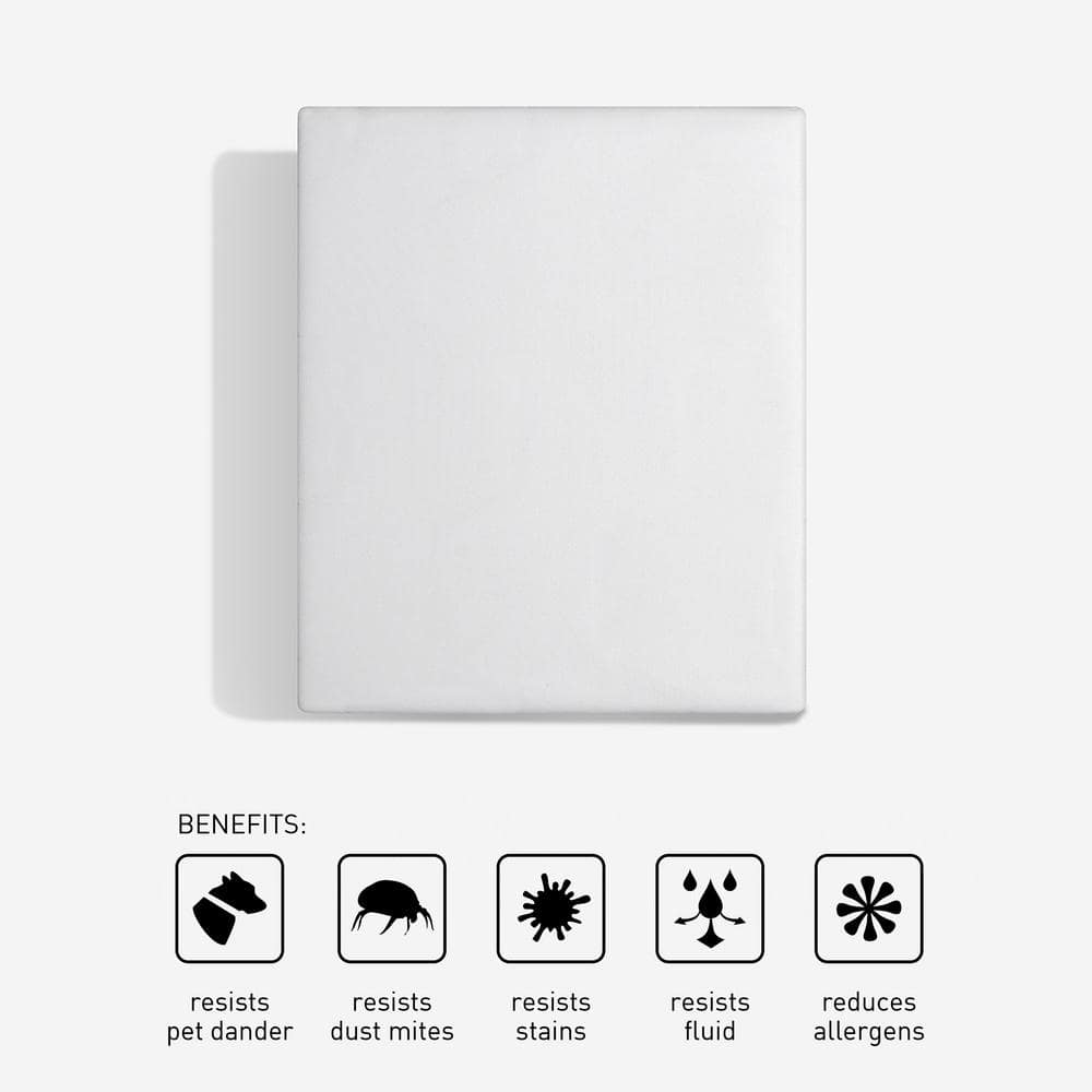 Stretchwick Mattress Skin Polyester Water Resistant and Hypoallergenic Mattress Encasement - King