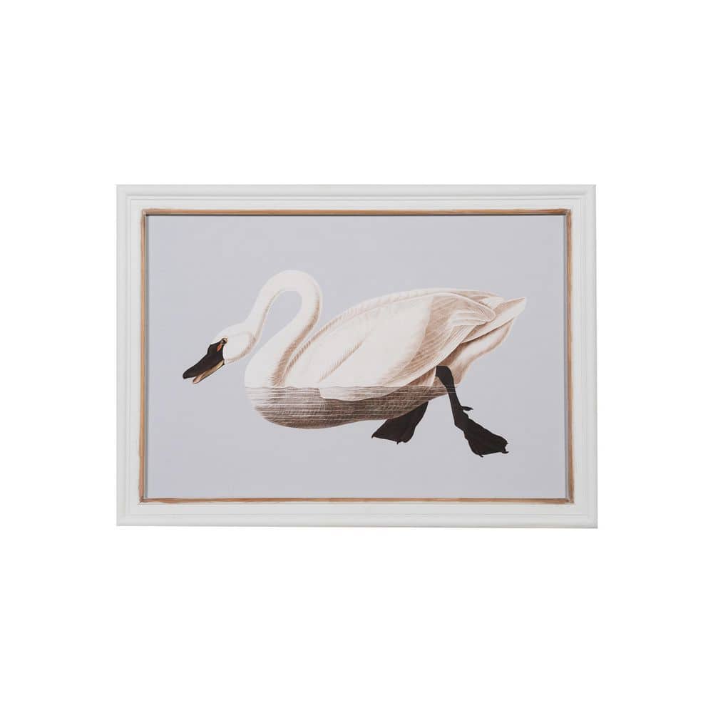 Wood Framed Glass Rectangular Wall Décor with Swan Print 19.6 in. x 0.9 in. price history on PriceWatchPro