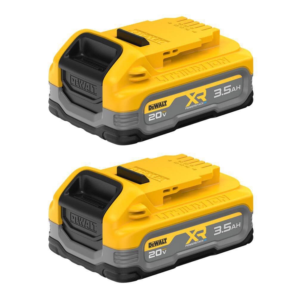 20-Volt MAX XR Powerstack Lithium-Ion 3. 5Ah Battery (2-Pack) price history on PriceWatchPro