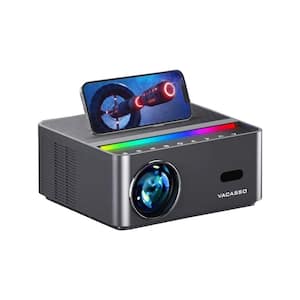 1980 x 1080 Full HD 4k Support LCD Projector with 20000-Lumens Wifi, Bluetooth, 500 Ansi & Auto Vertical Keystone