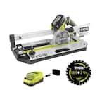 ONE+ 18V Cordless 5-1/2 in. Flooring Saw Kit with 4.0 Ah Battery, Charger, and Extra 5-1/2 in. Flooring Saw Blade