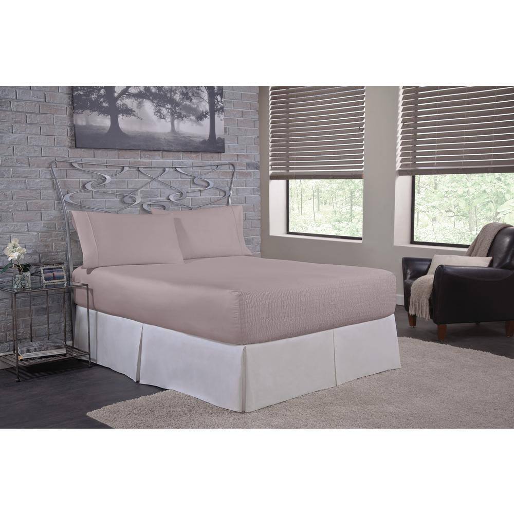 4-Piece Silver Solid 800TC Cotton Blend Queen Sheet Set price history on PriceWatchPro