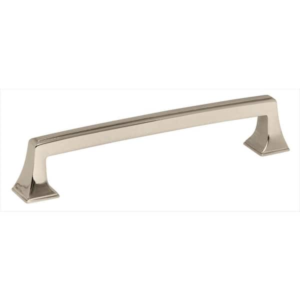 Amerock Mulholland 6-5/16 in (160 mm) Center-to-Center Polished Nickel Drawer Pull
