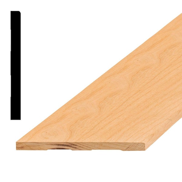 Builder's Choice Craftsman 388 9/16 in. x 5-1/2 in. Superior Alder Base Moulding