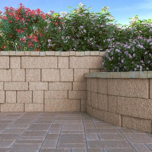 RumbleStone Square 7 in. x 7 in. x 1.75 in. Cafe Concrete Paver (288 Pcs. / 98 Sq. ft. / Pallet)