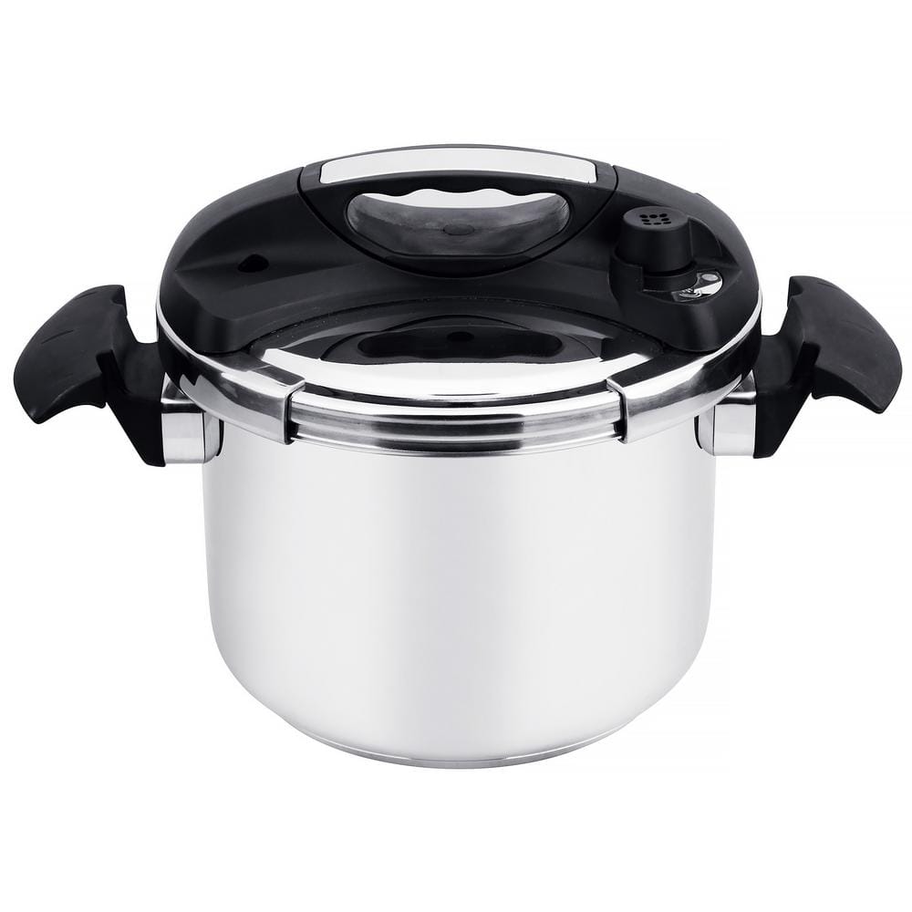 Barton Turbo 8 qt. Stove Top Pressure Cooker Induction Compatible with Easy-Lock Lid