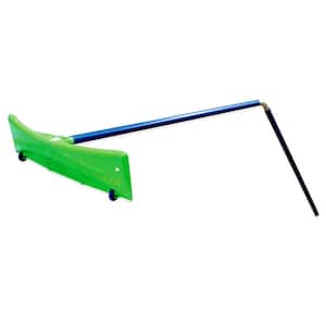 192 in. Handle Big-Rig-Rake 24 in. W Snow Rake with Angled Pole For Trucks, Trailers, RV's and Other Flat Roofs