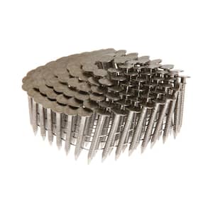 1-1/4 in. x 0.120 in. 15° Wire Collated 304 Stainless Steel Ring Shank Coil Roofing Nails 600 per Box
