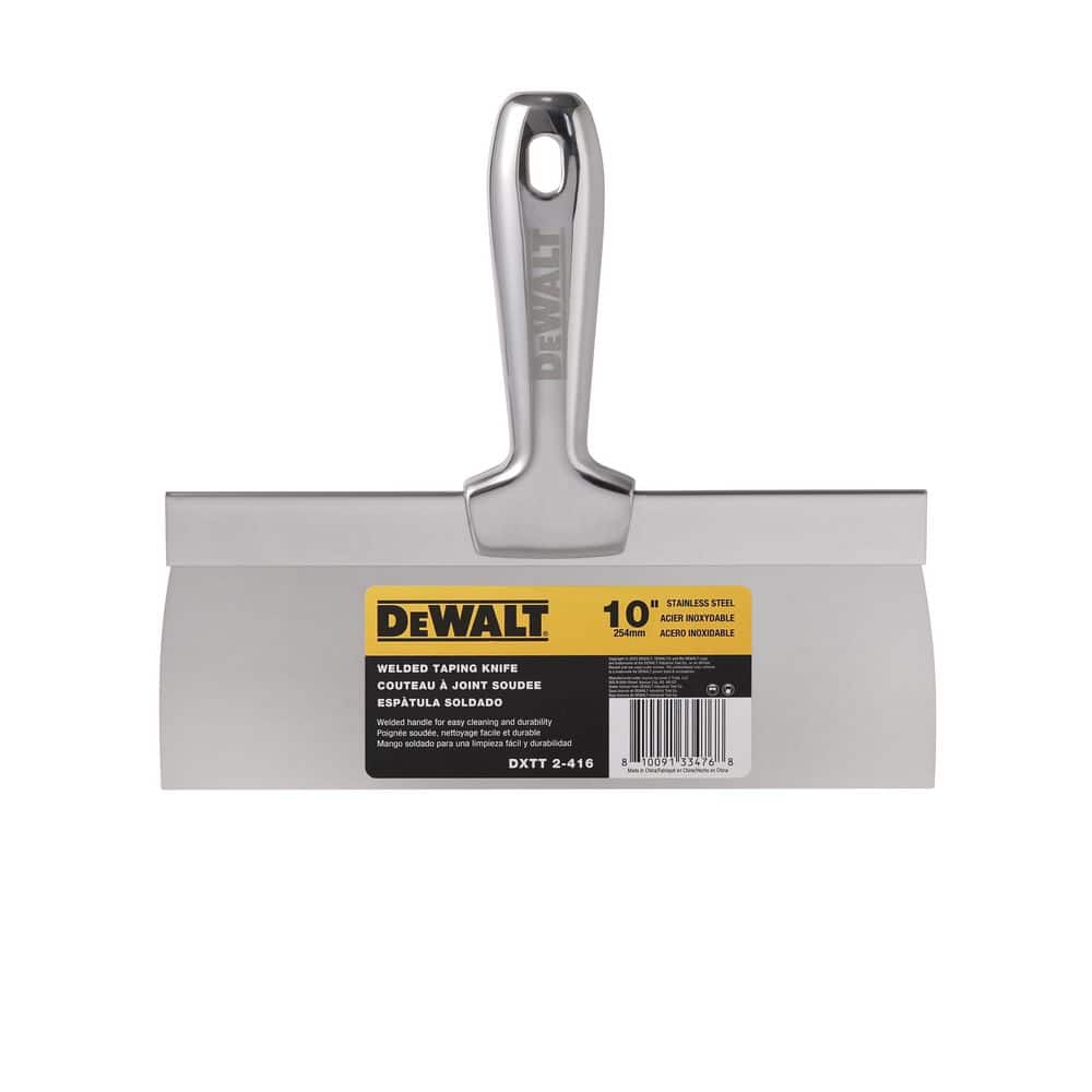 DEWALT 10 in. Welded Taping Knife DXTT-2-416 - The Home Depot
