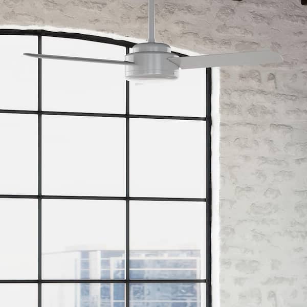 Presto 44 in. Indoor Ceiling Fan Dove Grey with Wall Control Included For Bedrooms