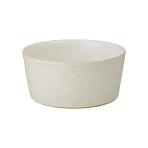 Stoneware Impression Cream 13.5oz Straight Bowl