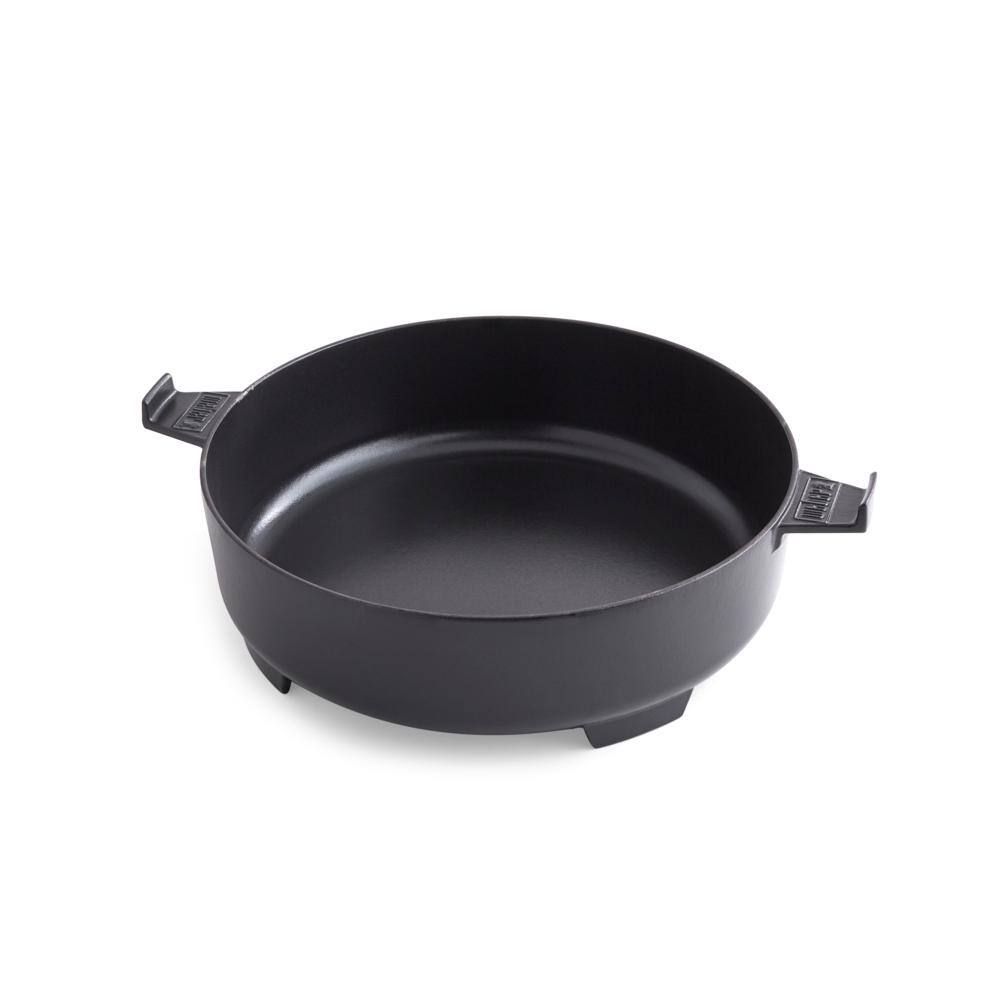 Black Enameled Cast Iron 7.25 Qt Dutch Oven with Lid