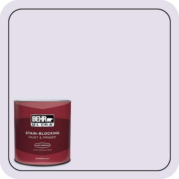 BEHR ULTRA 1 qt. #M560-1 Sweet Bianca Extra Durable Flat Interior Paint & Primer