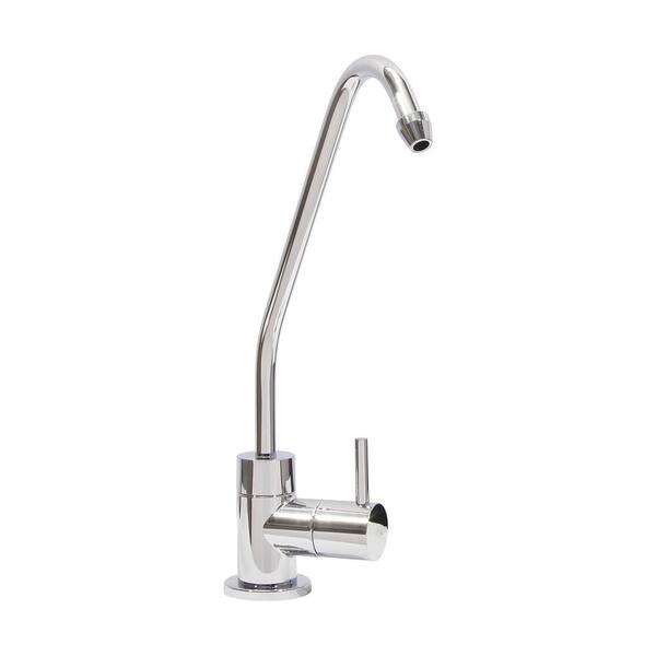 null Single-Handle Drinking Water Filtration Faucet in Polished Chrome