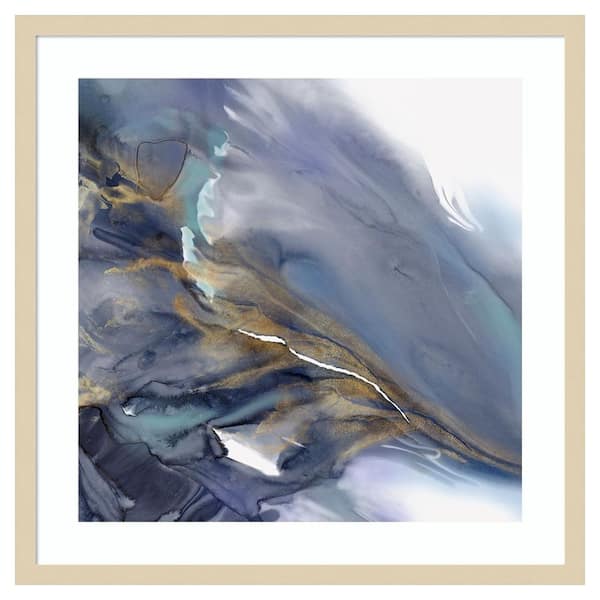 Amanti Art Water Wonder by Eli Jones 25 in. W x 25 in. H. Wood Framed Wall Art Print Framed in Brown