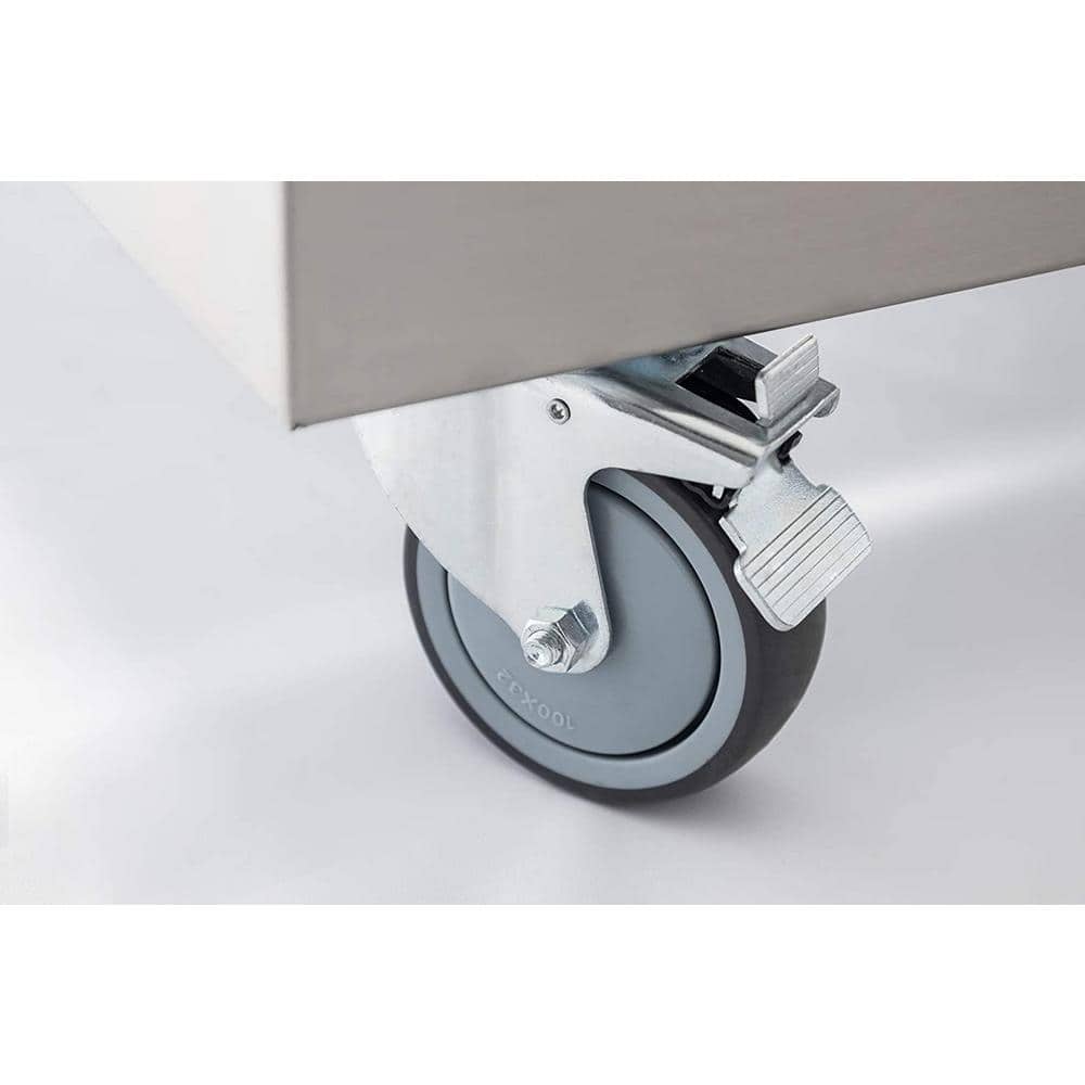32'' Stainless Steel Freestanding Triple Basin Utility Sink