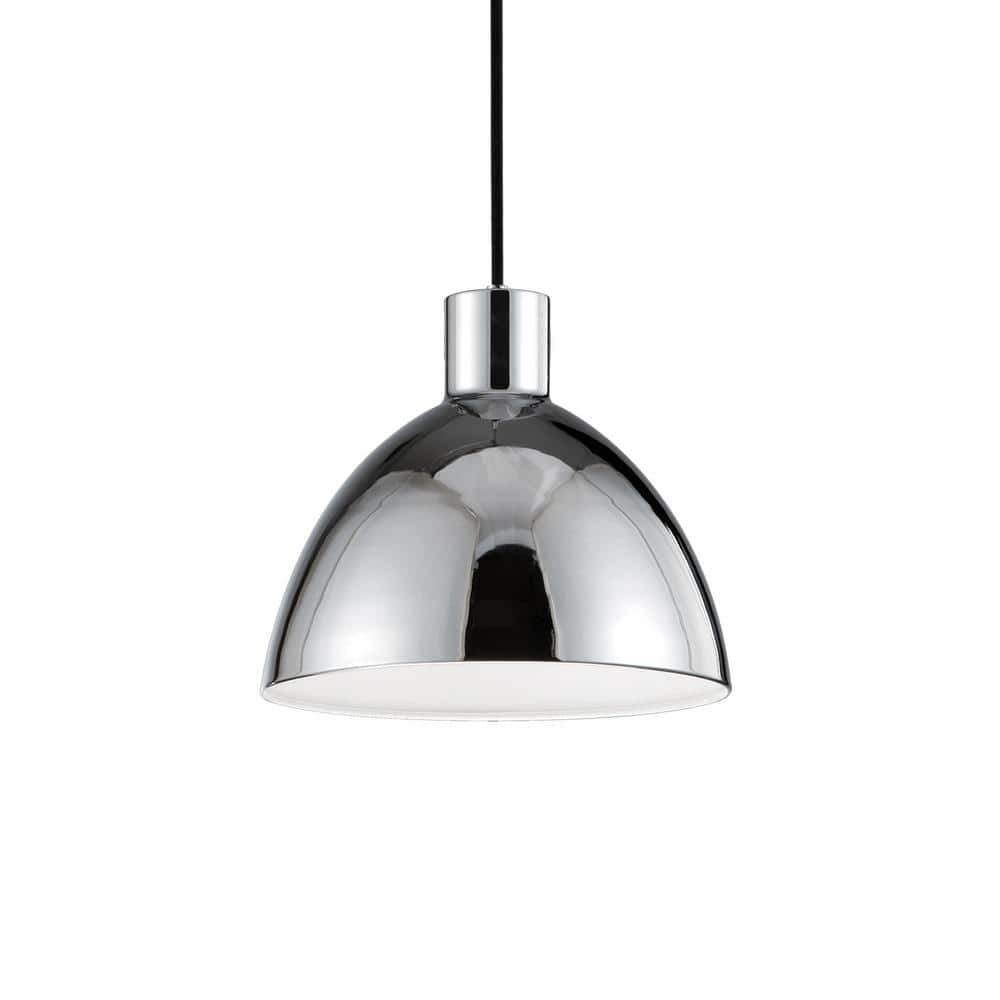 Chroma 9 in. 1 Light 11-Watt Chrome Integrated LED Pendant Light price history on PriceWatchPro