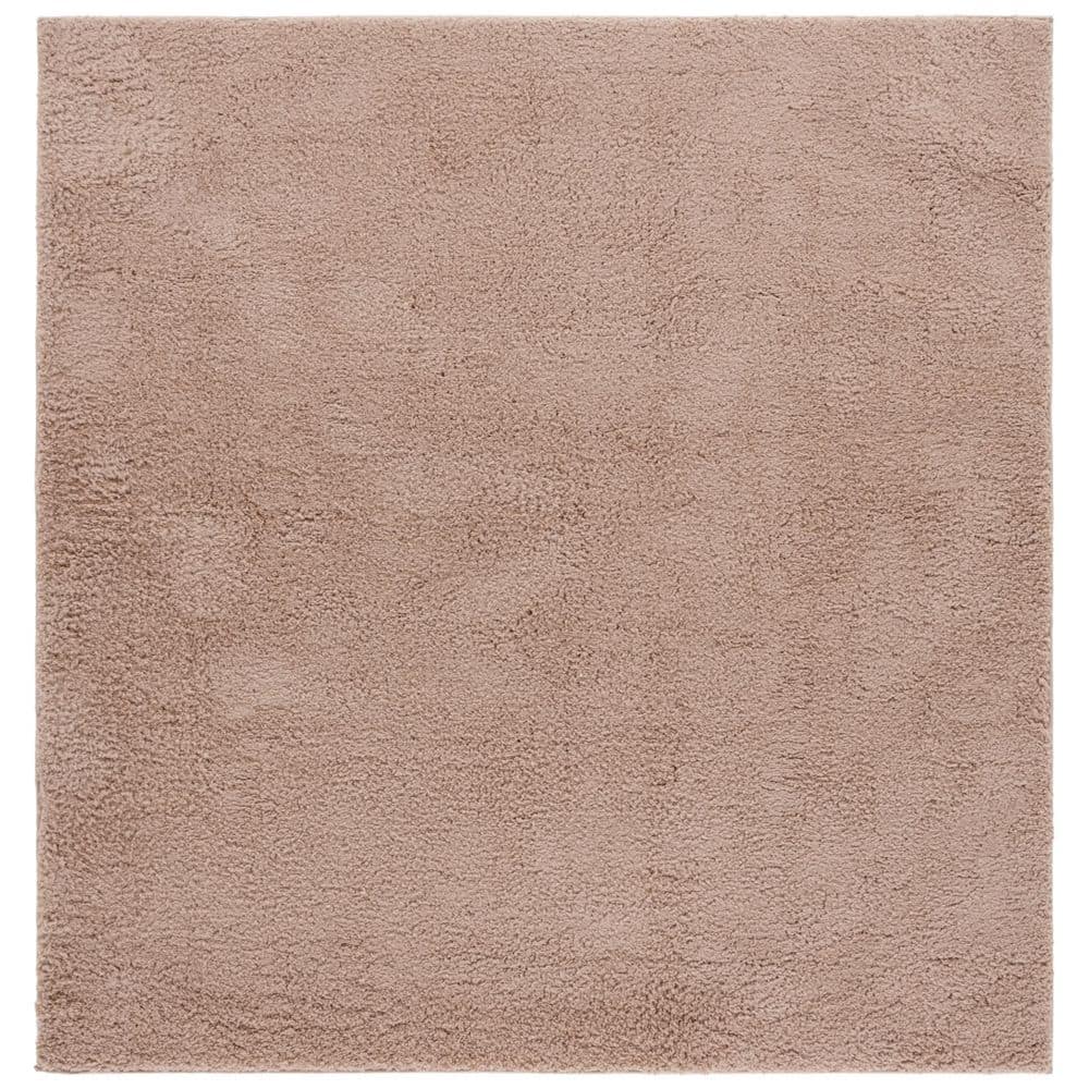 Rumi Shag 7 ft. x 7 ft. Beige Modern Solid Square Area Rug price history on PriceWatchPro