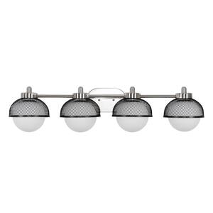 silver vanity light