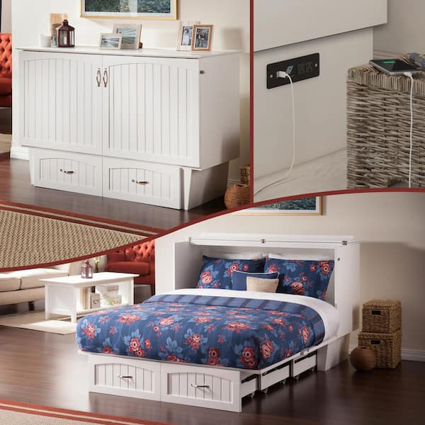 nantucket murphy bed chest queen