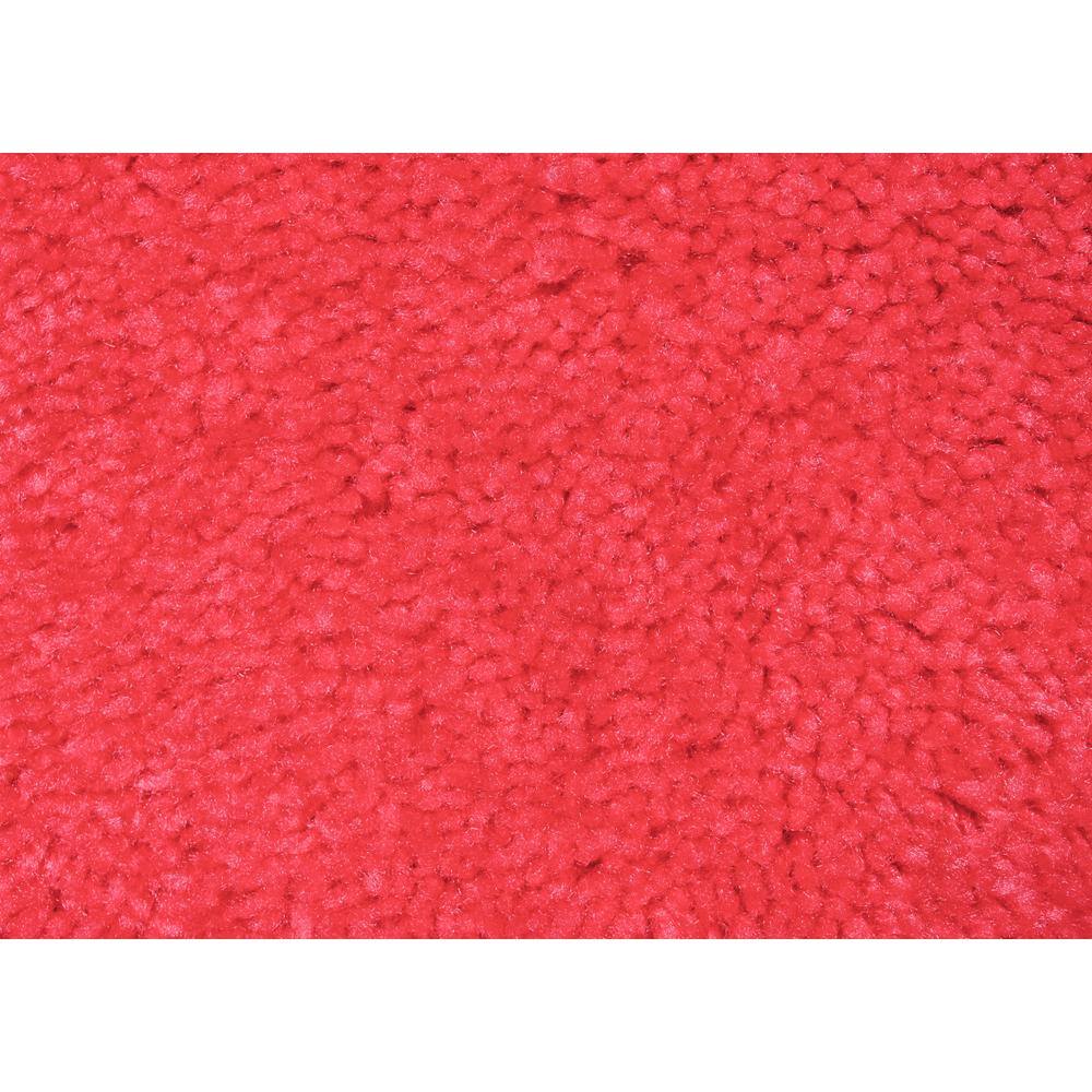 Pink Hibiscus Traditional 3-Piece Washable Nylon Bath Rug Set