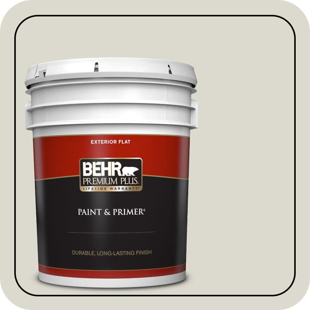 5 gal. #N350-1 Hazy Trail Flat Exterior Paint & Primer price history on PriceWatchPro