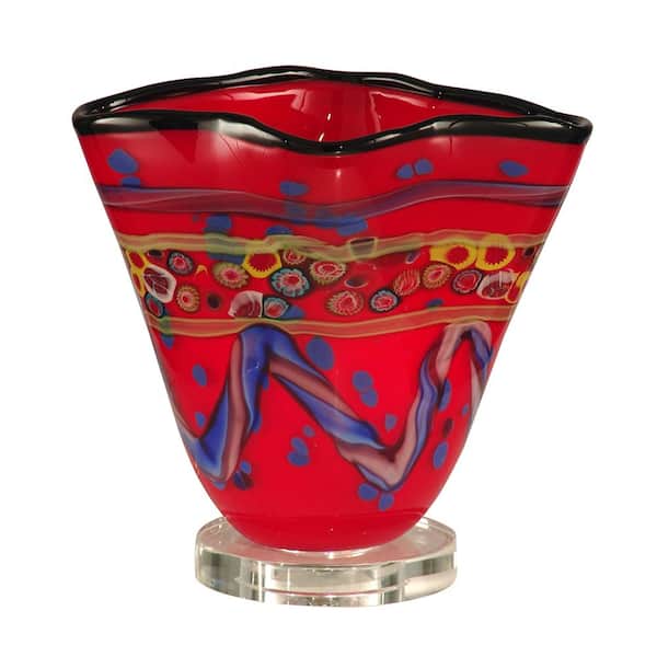 Dale Tiffany 8.5 in Rivera Art Glass Accent Lamp