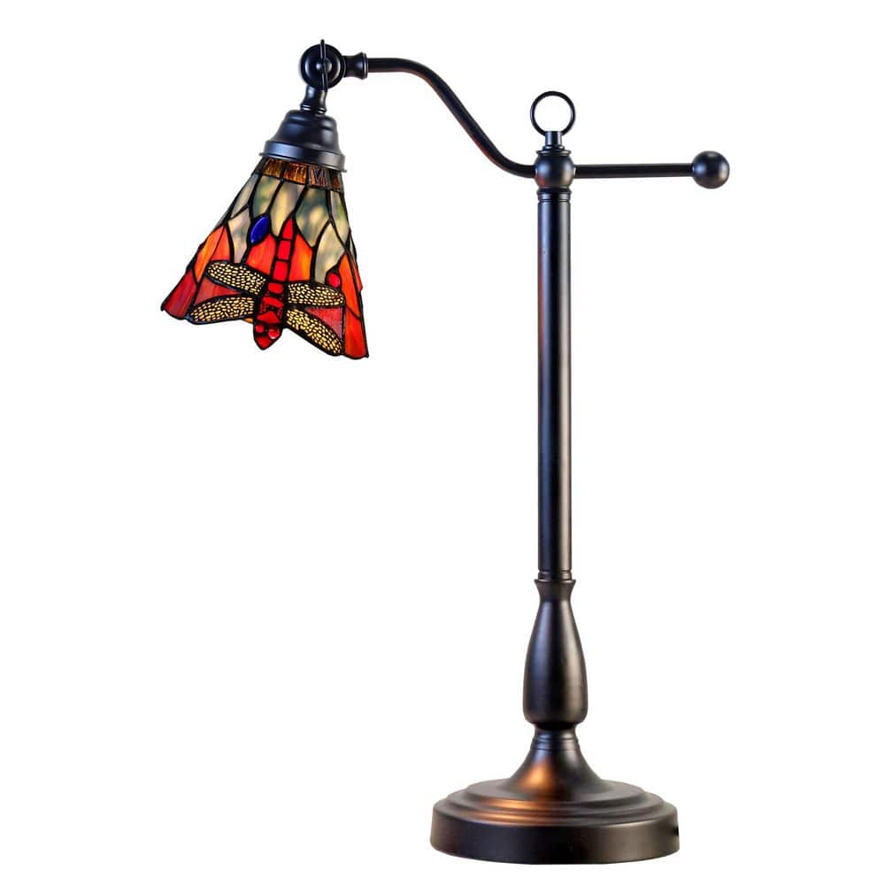 "La Anza 24"" Tall Handmade Tiffany Desk Lamp" price history on PriceWatchPro