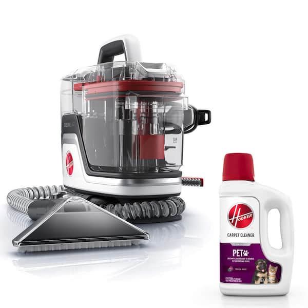 CleanSlate Pro Portable Corded Spot Cleaner Machine for Carpet and Upholstery with 64 oz. Pet Carpet Cleaner Solution