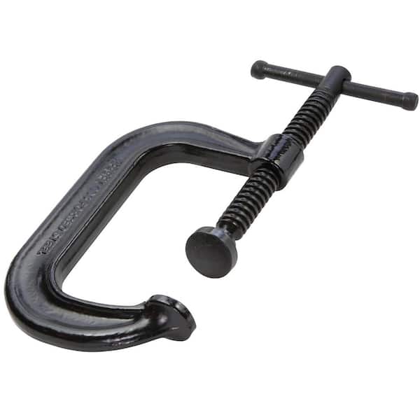 Unbranded CDF Series 4 in. Capacity Drop Forged C-Clamp with 2-3/4 in. Throat Depth