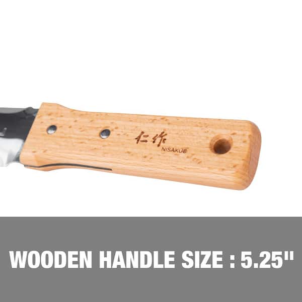 Stainless Steel Bench Knife Traditional Thick Blade With Hardwood Handle